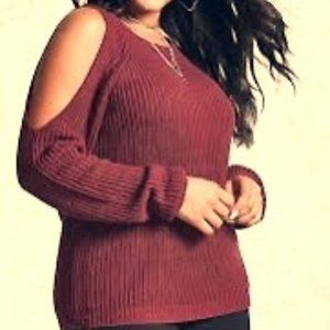 Cold Shoulder Sweater